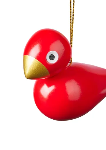 Kay Bojesen Christmas birds ornament 2 pieces - Red-green - Kay Bojesen Denmark
