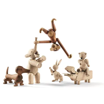 Kay Bojesen dog 18,5 cm - Walnut - Kay Bojesen Denmark