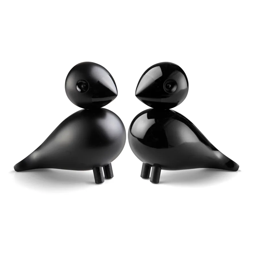 Lovebirds, Black 2-pack Kay Bojesen Denmark