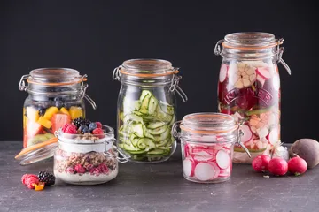 Kilner round jar with clamp - Clear, 2 L - Kilner