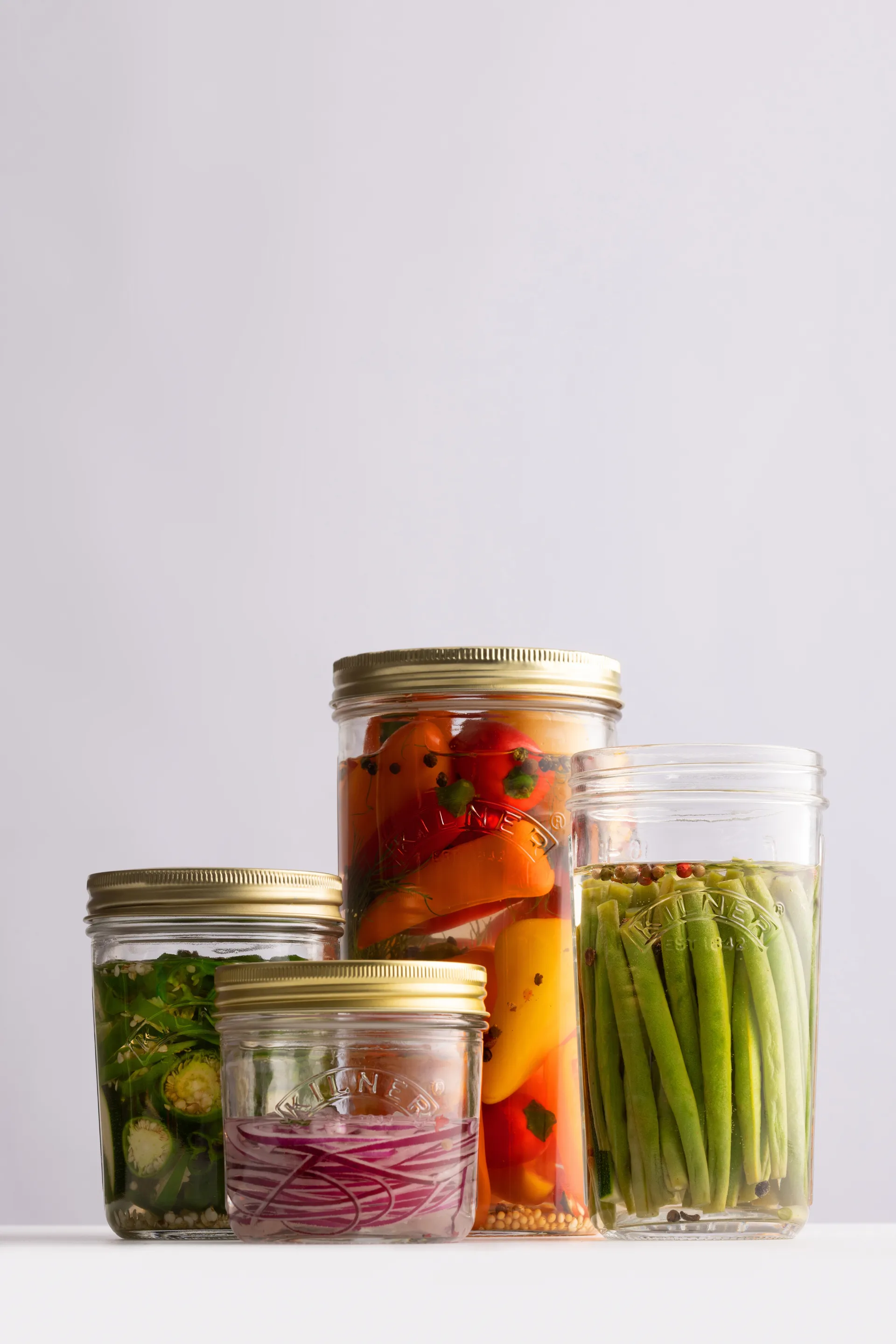 Kilner WIDE preserving jar, Clear-gold, 350 ml Kilner