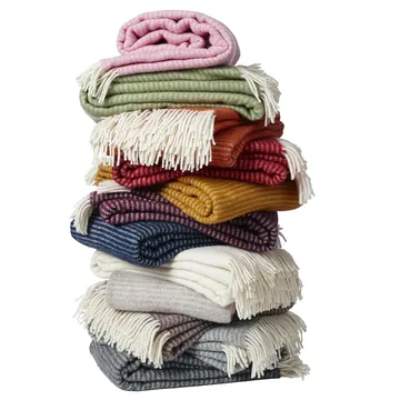 Ralph wool throw - ivory - Klippan Yllefabrik