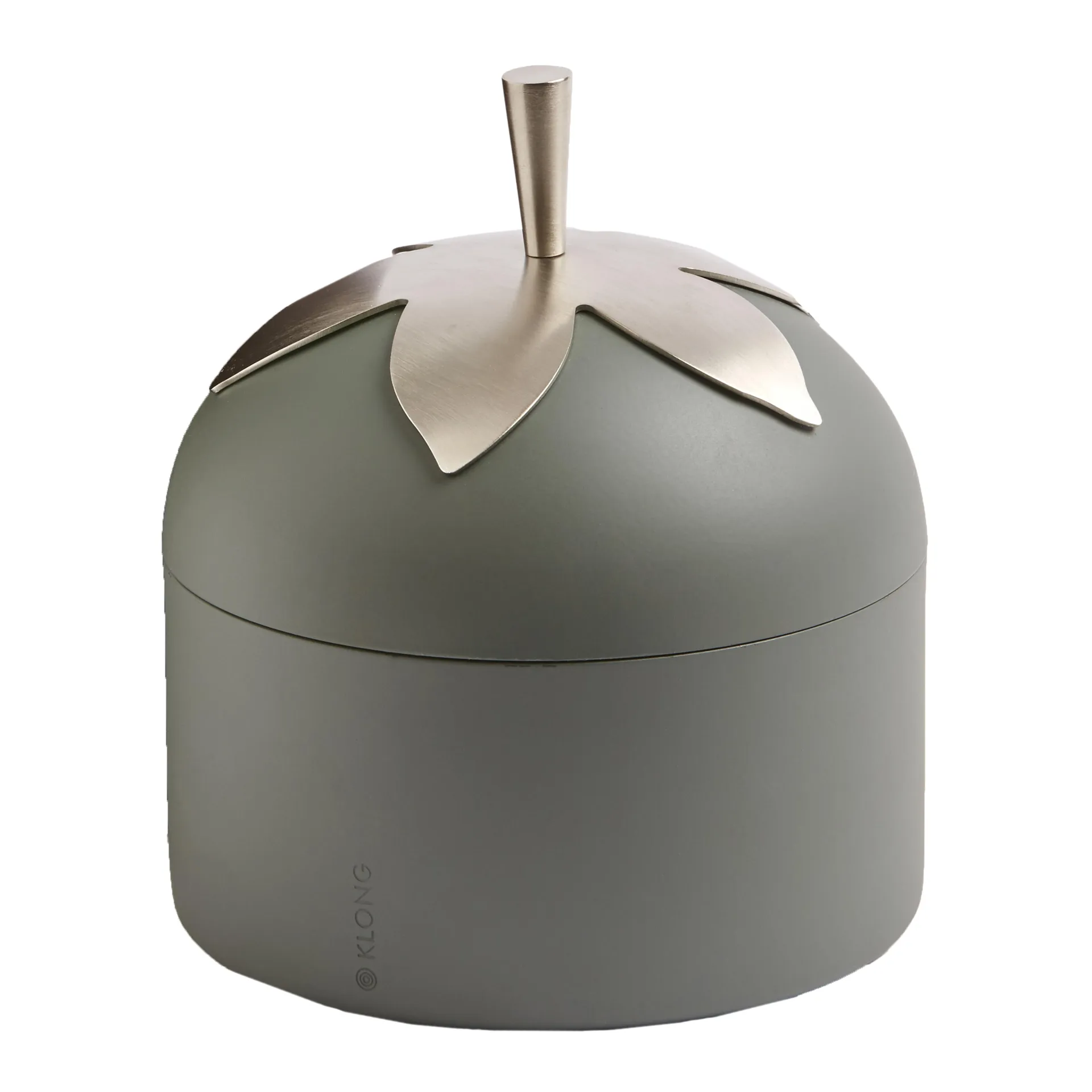 Blad jar, small, grey KLONG