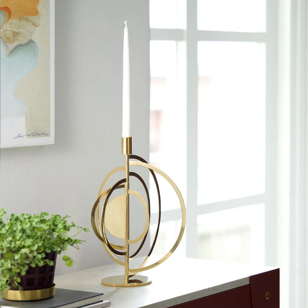 Cirkus Candlestick, Black, medium KLONG