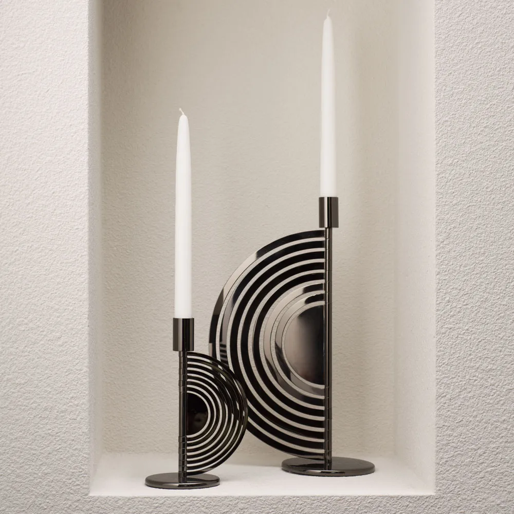 Cirkus Candlestick, Black, small KLONG