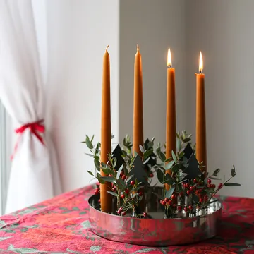 Jubel advent candle holder - Silver - KLONG