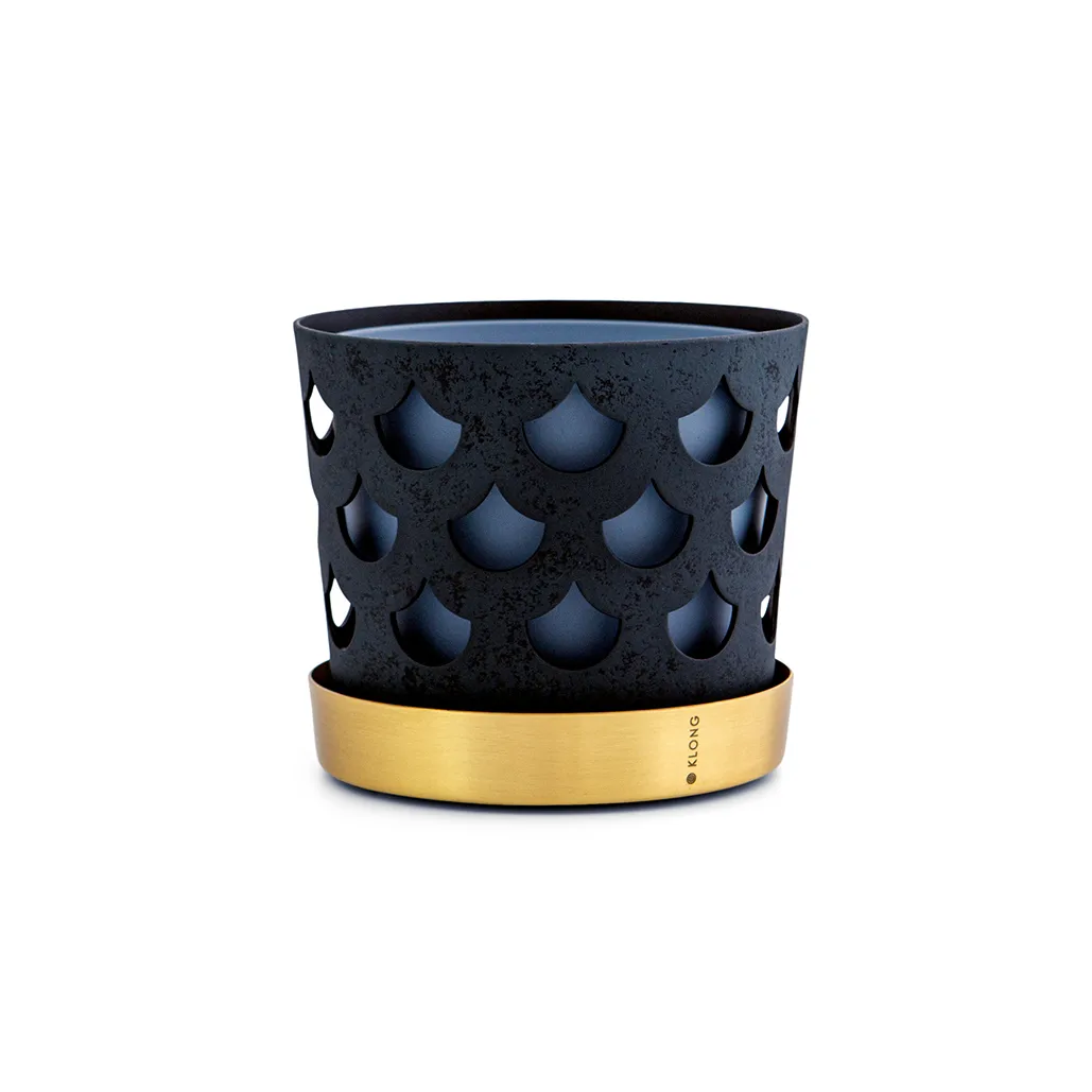 Trio flower pot drop small Ø12 cm, blue KLONG