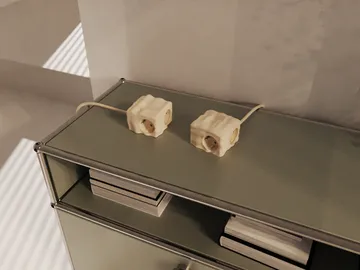 Cumulus+ case-shell for Cuboid+ power strip - Beige - Kord