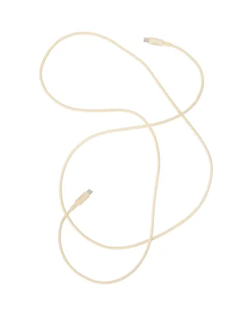 Kord USB-C to USB-C charging cable 1,8 m - Pearled Ivory - Kord
