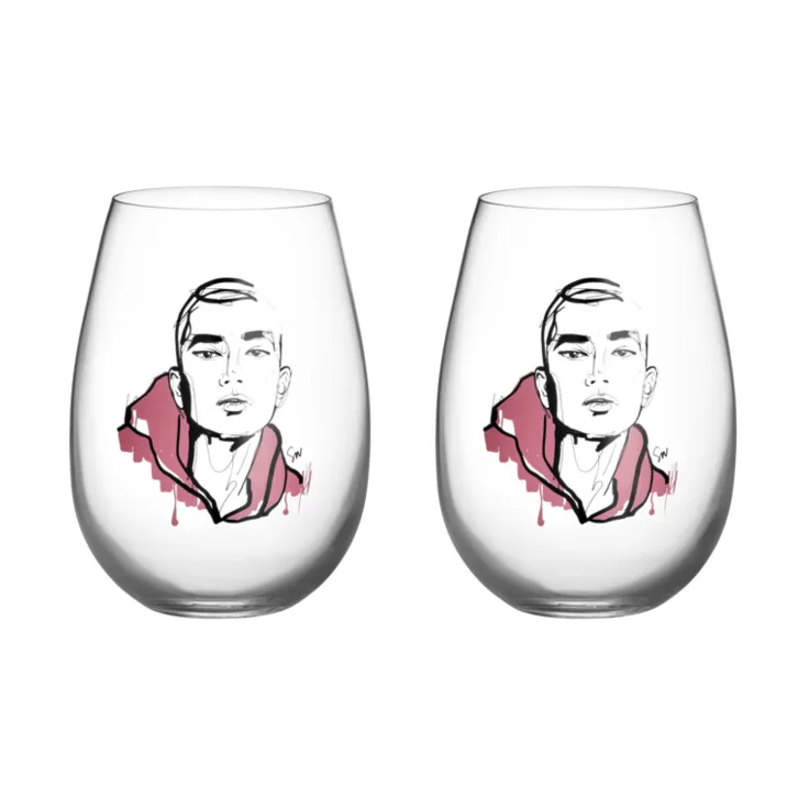 All about you tumbler glass 57 cl 2-pack, Close to him Kosta Boda
