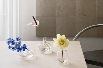Kappa vase set of 3 - Clear - Kosta Boda