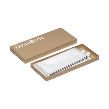 Kosta Boda glass care set box - White, large - Kosta Boda