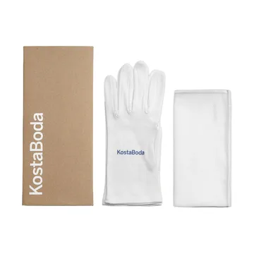 Kosta Boda glass care set box - White, large - Kosta Boda