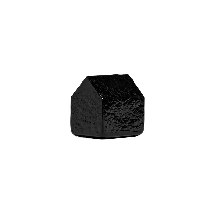Kosta house, Black, 7,5 cm Kosta Boda