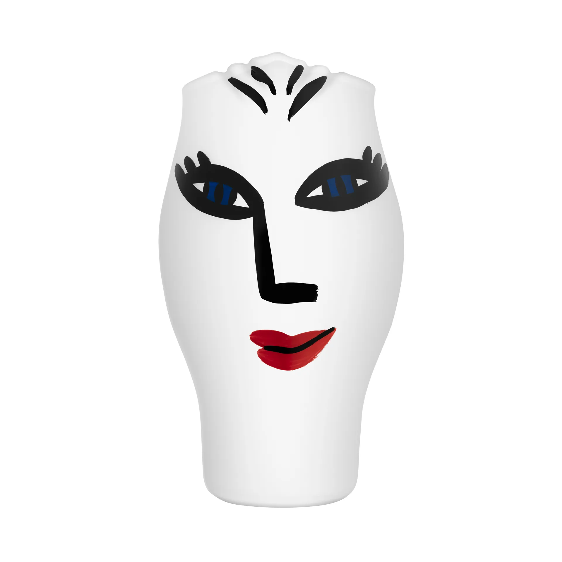 Open Minds vase 25 cm, White Kosta Boda