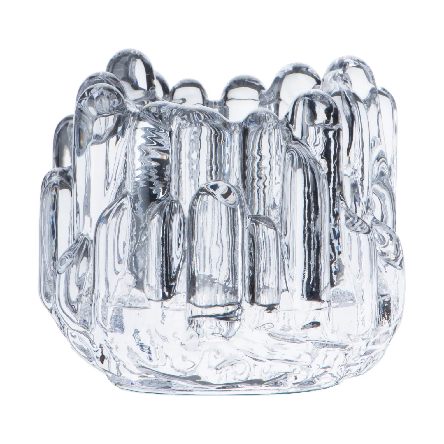 Polar candle holder 86 mm, Clear Kosta Boda