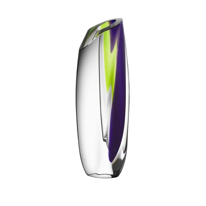 Saraband vase 36 cm - purple-green - Kosta Boda