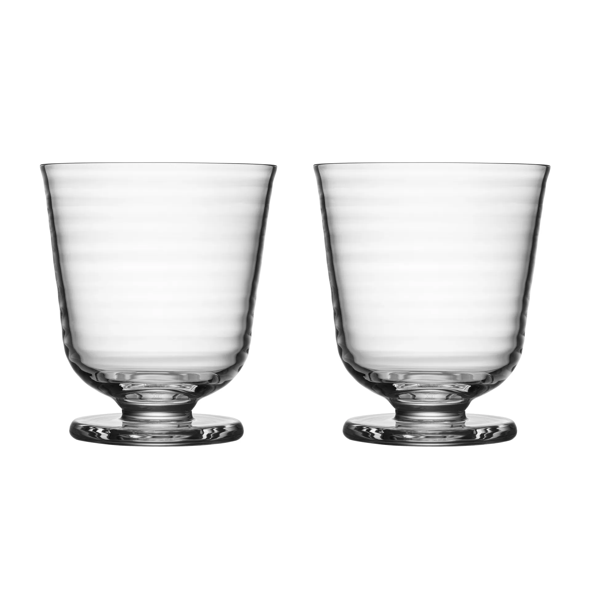 Viva glass on foot 20 cl 2-pack, Clear Kosta Boda