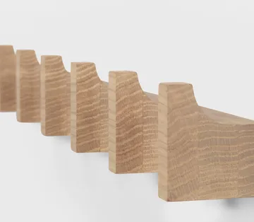 Column coat rack 49 cm - Light-oiled oak - Kristina Dam Studio