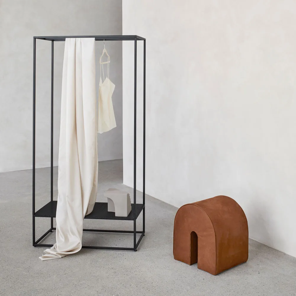 Grid clothes hanger, White Kristina Dam Studio