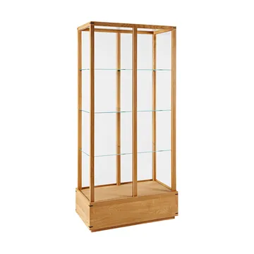 Japanese display cabinet large - Warm oiled oak - Kristina Dam Studio