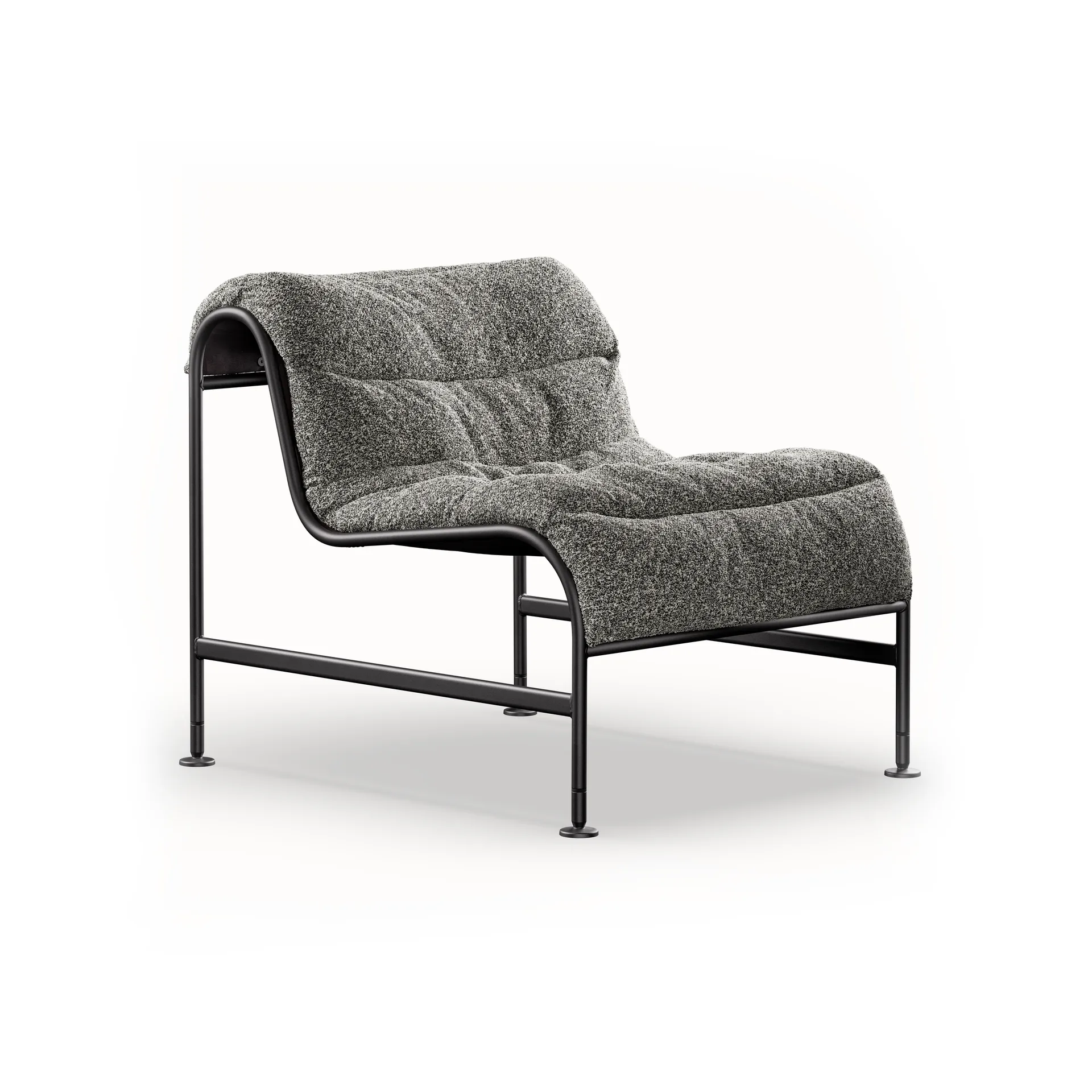 Sunny armchair, Zero Black–matte black frame Lammhults