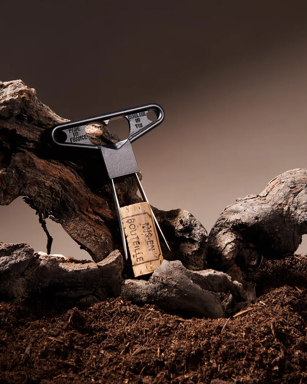 L'Atelier Bilame corkscrew, Black L'Atelier du Vin