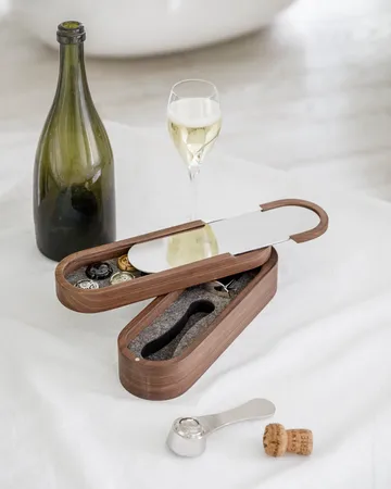 L'Atelier Sparkling champagne set - Walnut - L'Atelier du Vin