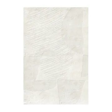 Artisan Guild wool carpet - Bone white 250x350 cm - Layered