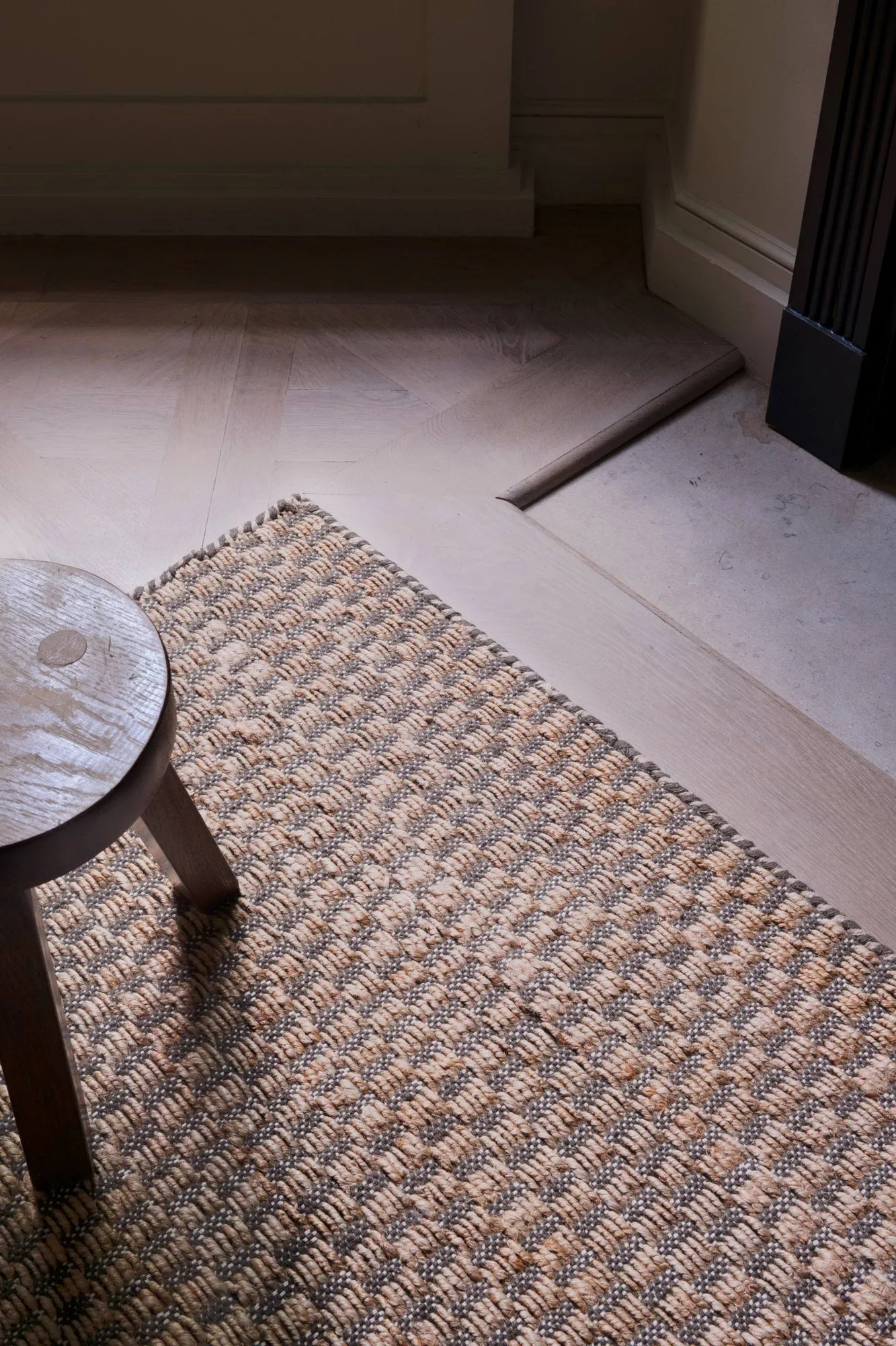 Barley jute rug, Chestnut, 140x200 cm Layered