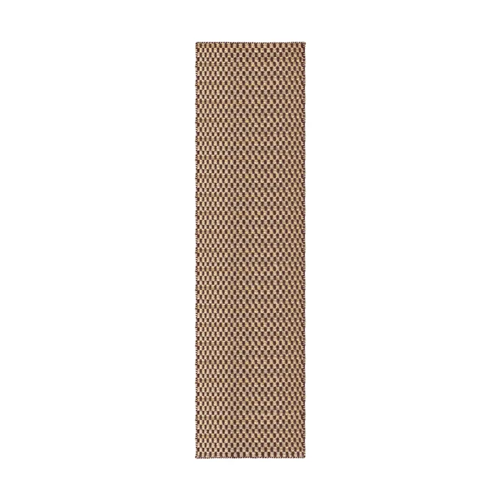 Barley jute rug - Chestnut, 75x240 cm - Layered
