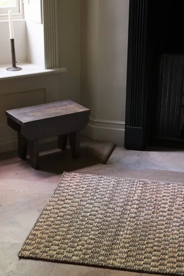 Barley jute rug - Chestnut, 75x240 cm - Layered