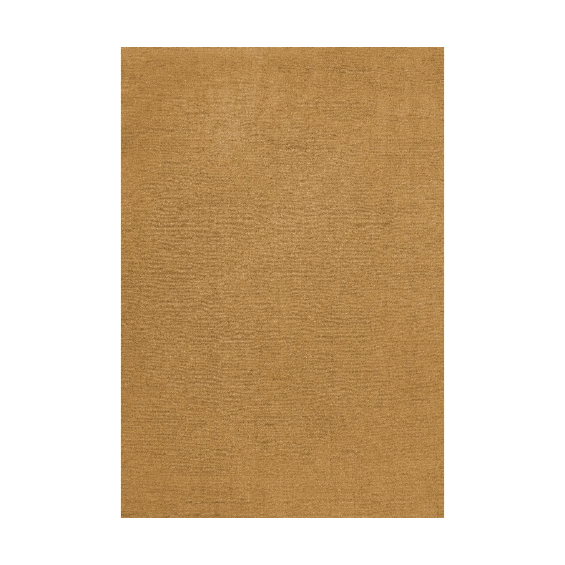 Classic solid wool carpet 250x350 cm, Ochre, 250x350 cm Layered