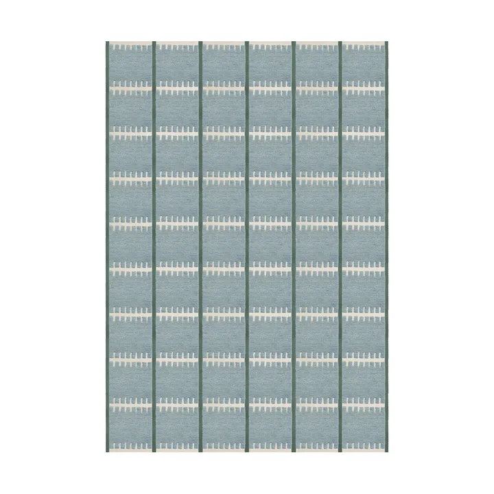 Lilly wool carpet - Blue, 250x350 cm - Layered
