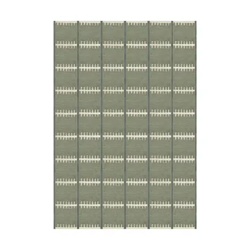 Lilly wool carpet - Green, 250x350 cm - Layered