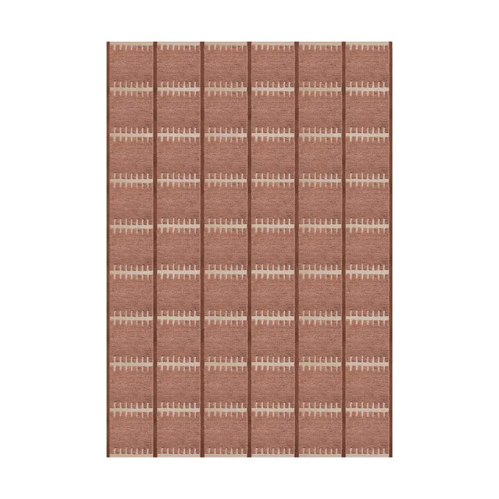 Lilly wool carpet - Rust, 180x270 cm - Layered