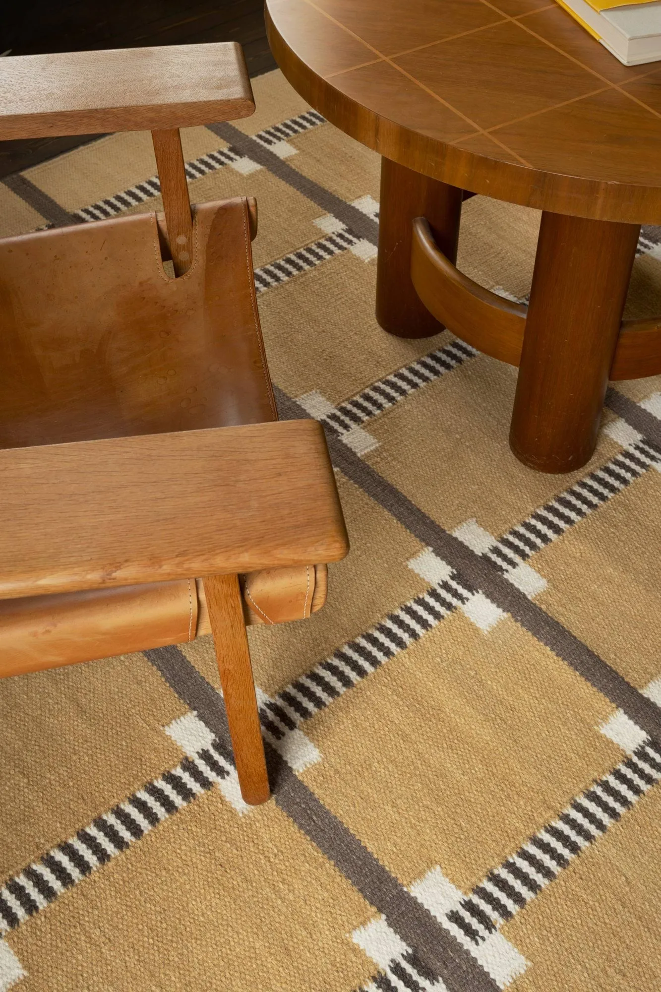 Röllakan Ruth wool rug, Harvest yellow, 300x400 cm Layered