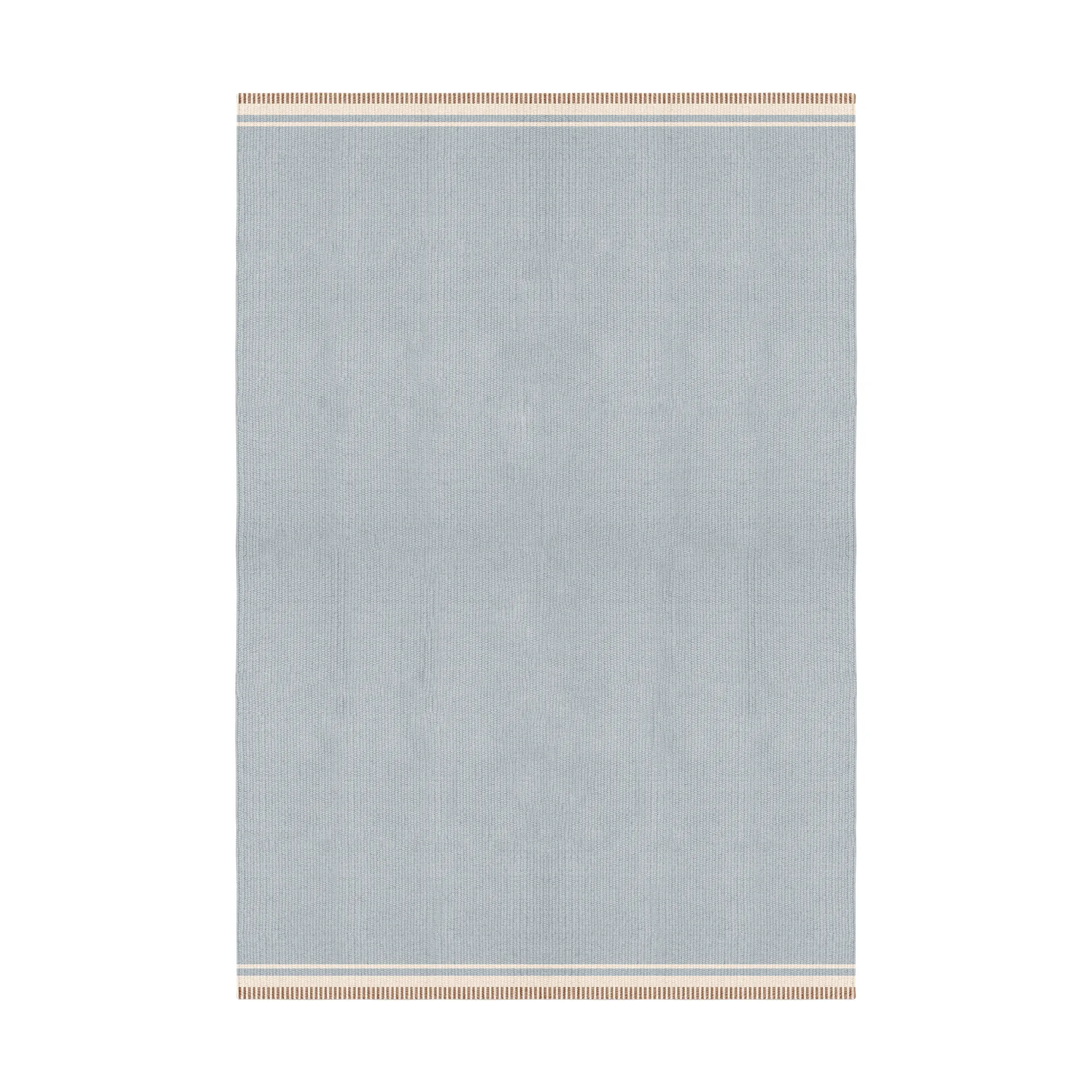 Röllakan Solid wool rug, Sky blue, 180x270 cm Layered