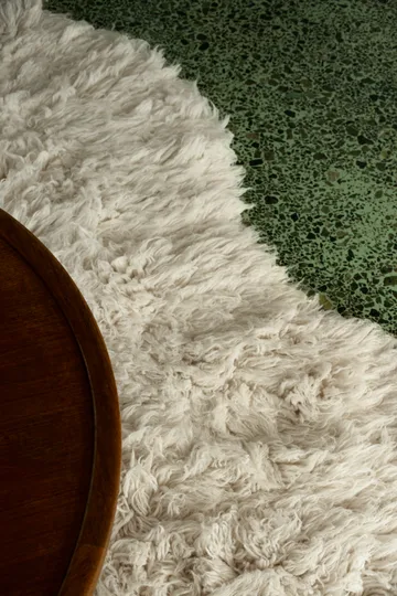 Shaggy rug 250x350 cm - Bone white - Layered