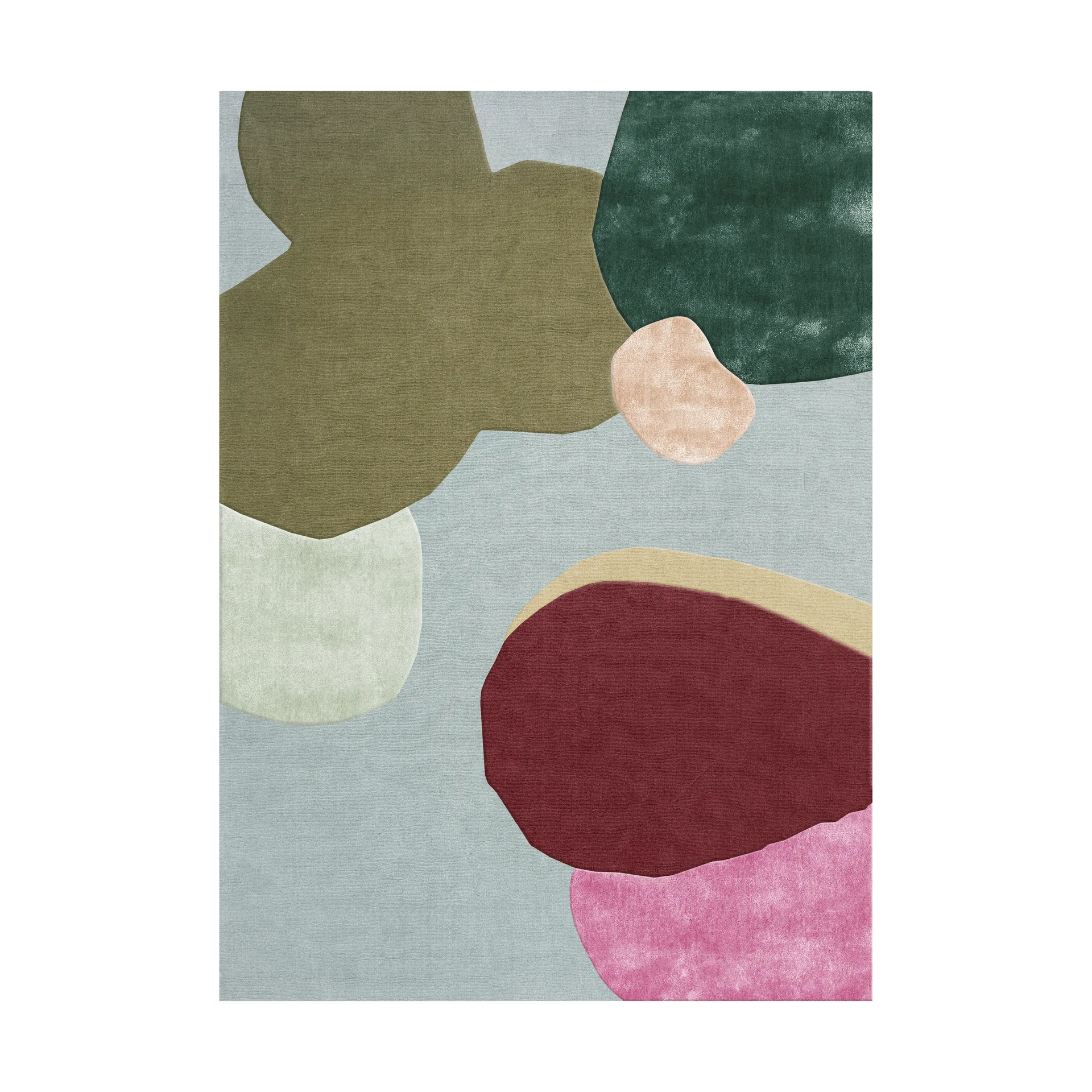 Sleeping Flower wool carpet, 180x270 cm Layered