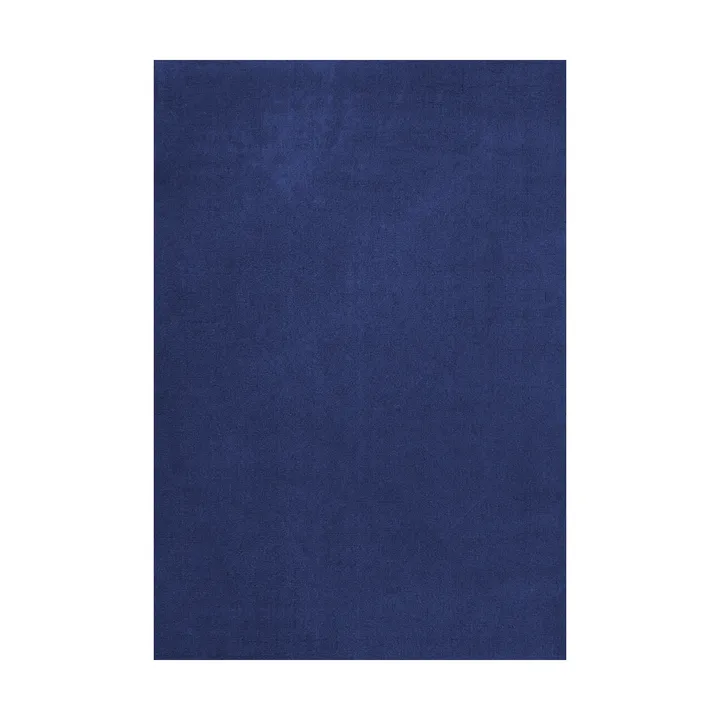 Solid Wool wool rug - Dark blue, 250x350 cm - Layered
