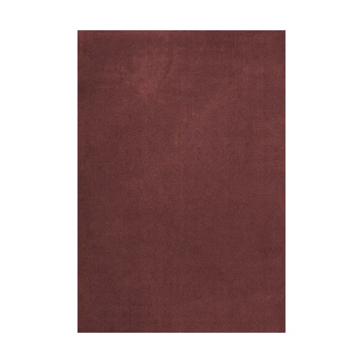 Solid Wool wool rug - Ruby red, 300x400 cm - Layered