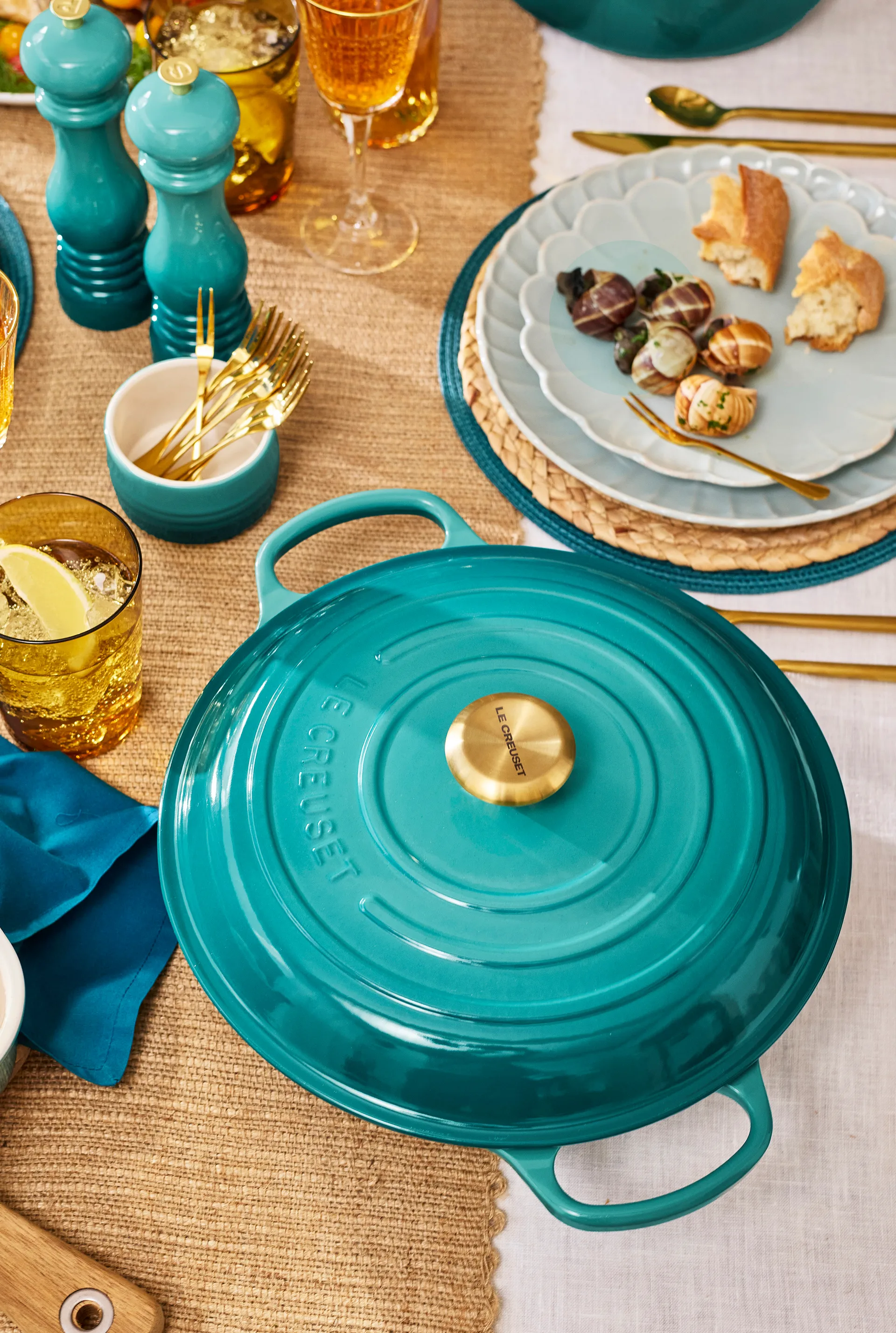 Le Creuset ramekin stackable, Bleu Riviera Le Creuset
