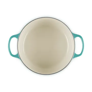 Le Creuset Signature round casserole 4.2 l - Bleu Riviera - Le Creuset