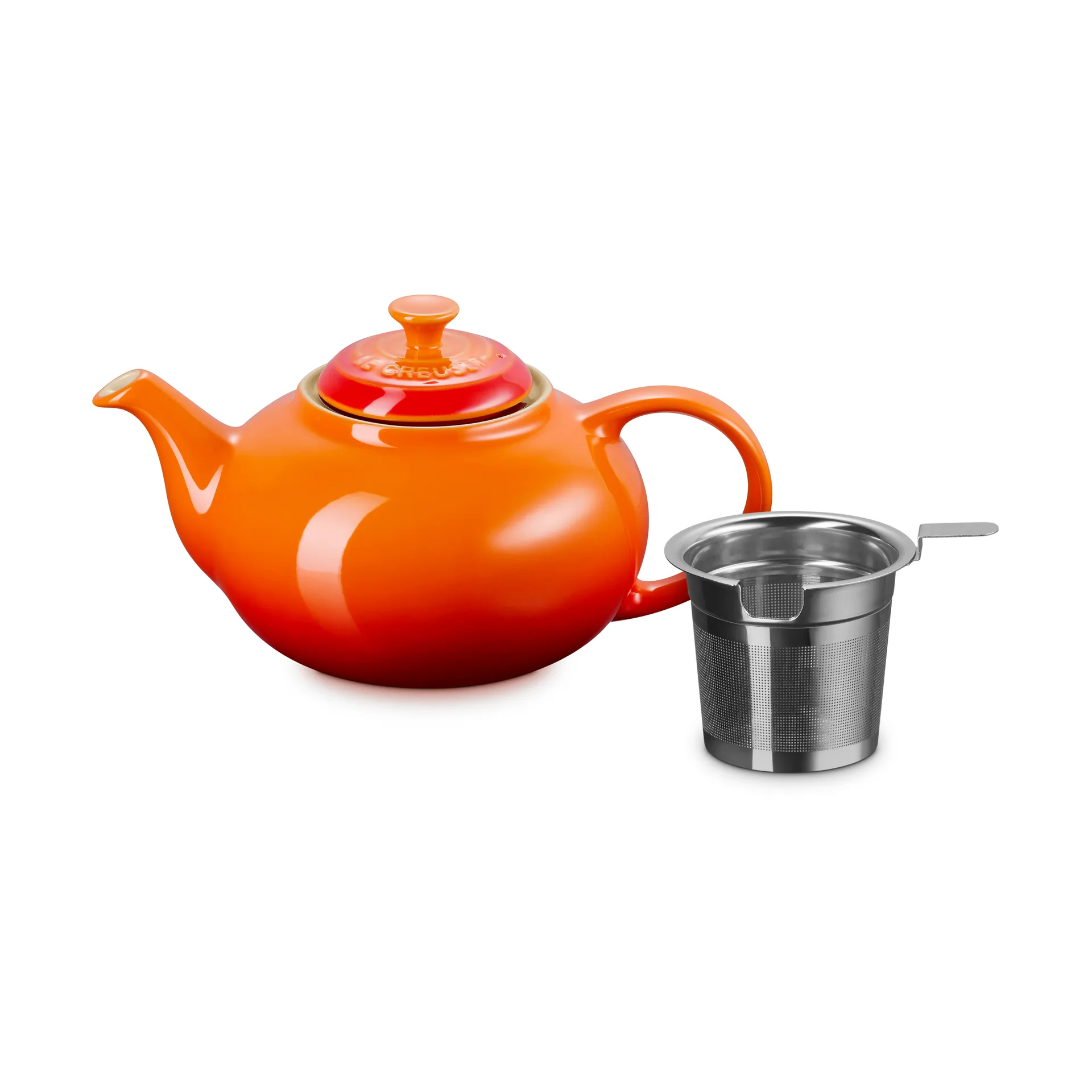 Le Creuset teapot, Volcanic, with strainer, 1.3 L Le Creuset