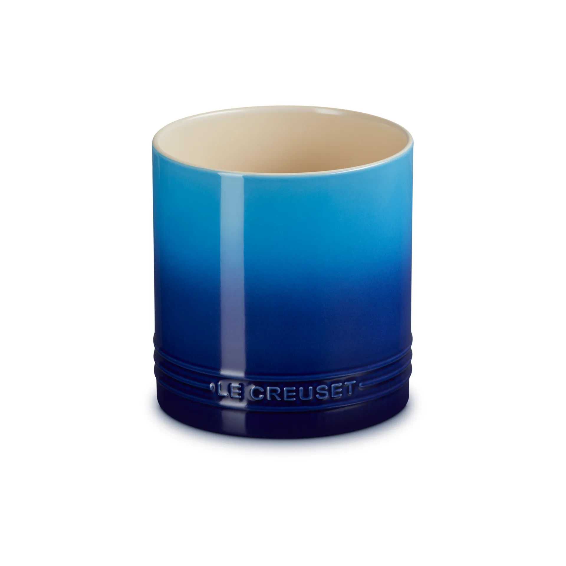 Signature stoneware cutlery and utensil jar 1.1 L, Azure Le Creuset