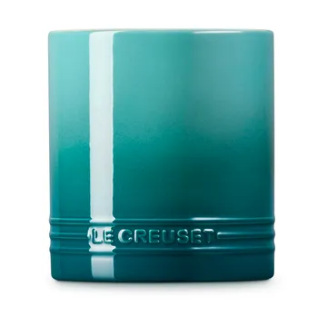 Signature stoneware cutlery and utensil jar 1.1 L - Bleu Riviera - Le Creuset