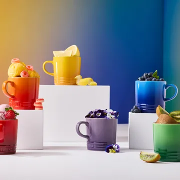 Signature stoneware mug 6-piece - Rainbow - Le Creuset