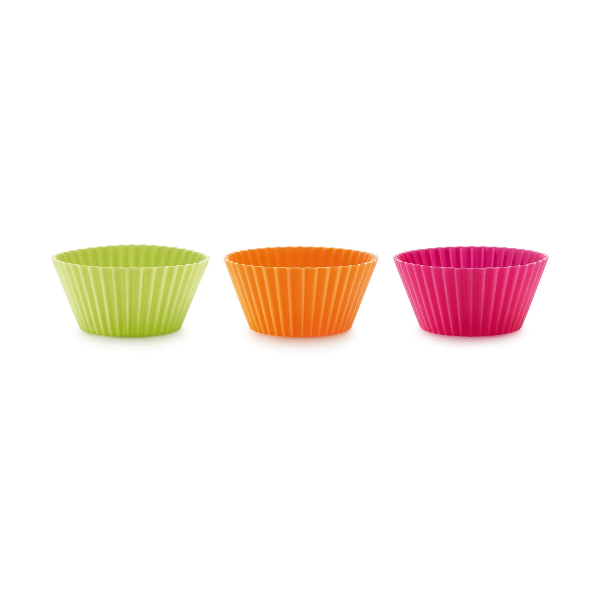 Lékué muffin molds silicone 6 pieces, Mixed Lékué