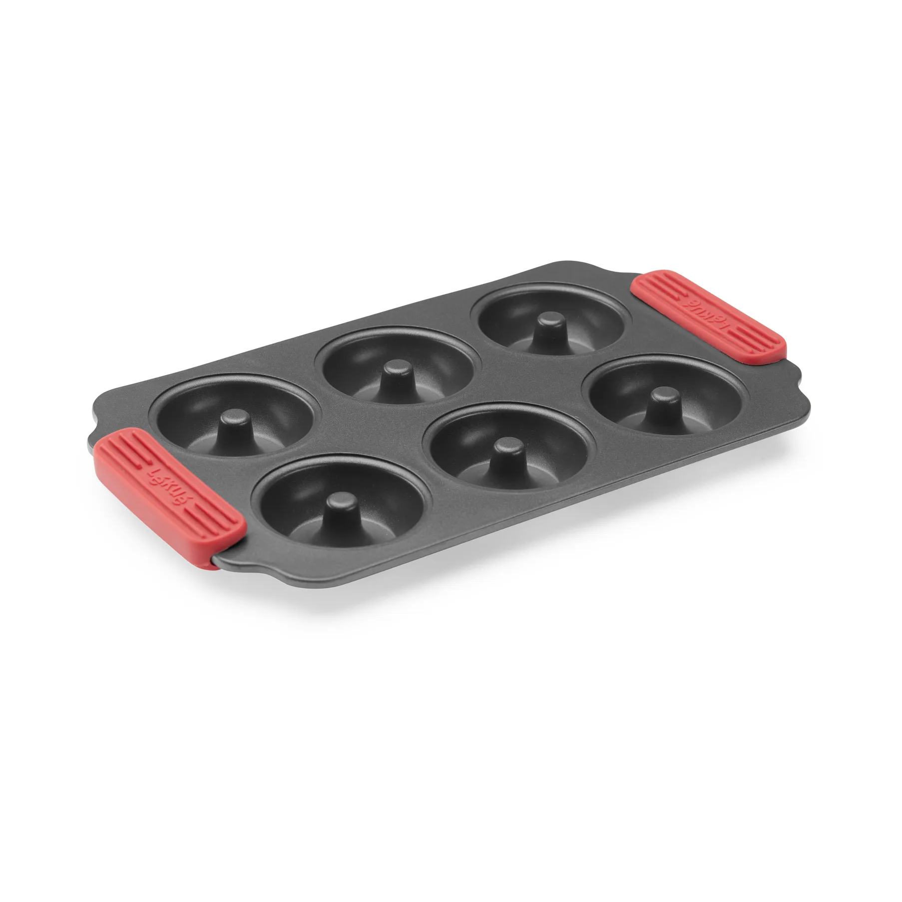 Lékué non stick donut mold 6 pcs, Red Lékué